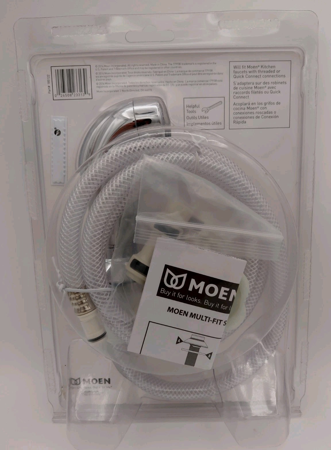 MOEN Universal Kitchen Faucet Side Spray Chrome 179108 New Fast Free Shipping gallery