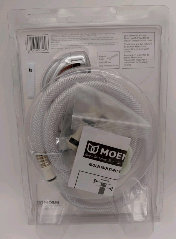 MOEN Universal Kitchen Faucet Side Spray Chrome 179108 New Fast Free Shipping gallery