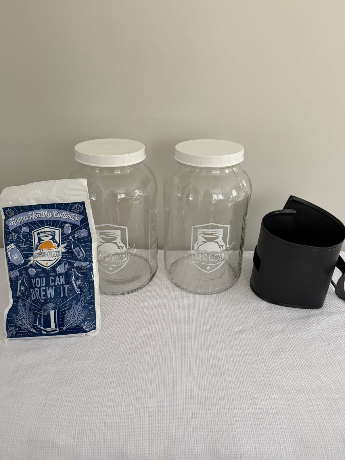 Fermentaholics 2 One Gallon Kombucha Brewing Glass Jars electric warming blanket gallery