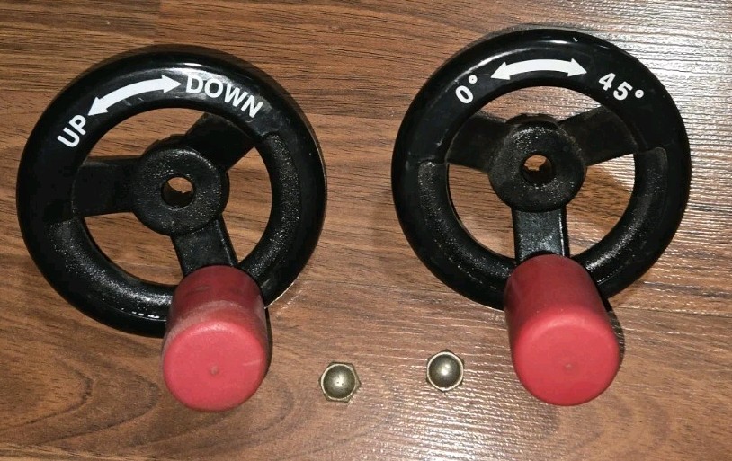 Craftsman Table Saw 137 series Hand Wheel Handle SET 0-45 UP - DOWN 137.218250 gallery