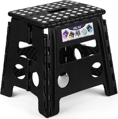 Folding Step Stool, 13 inch Non-Slip Foldable Stools Up to 300 LBS, Step Stool