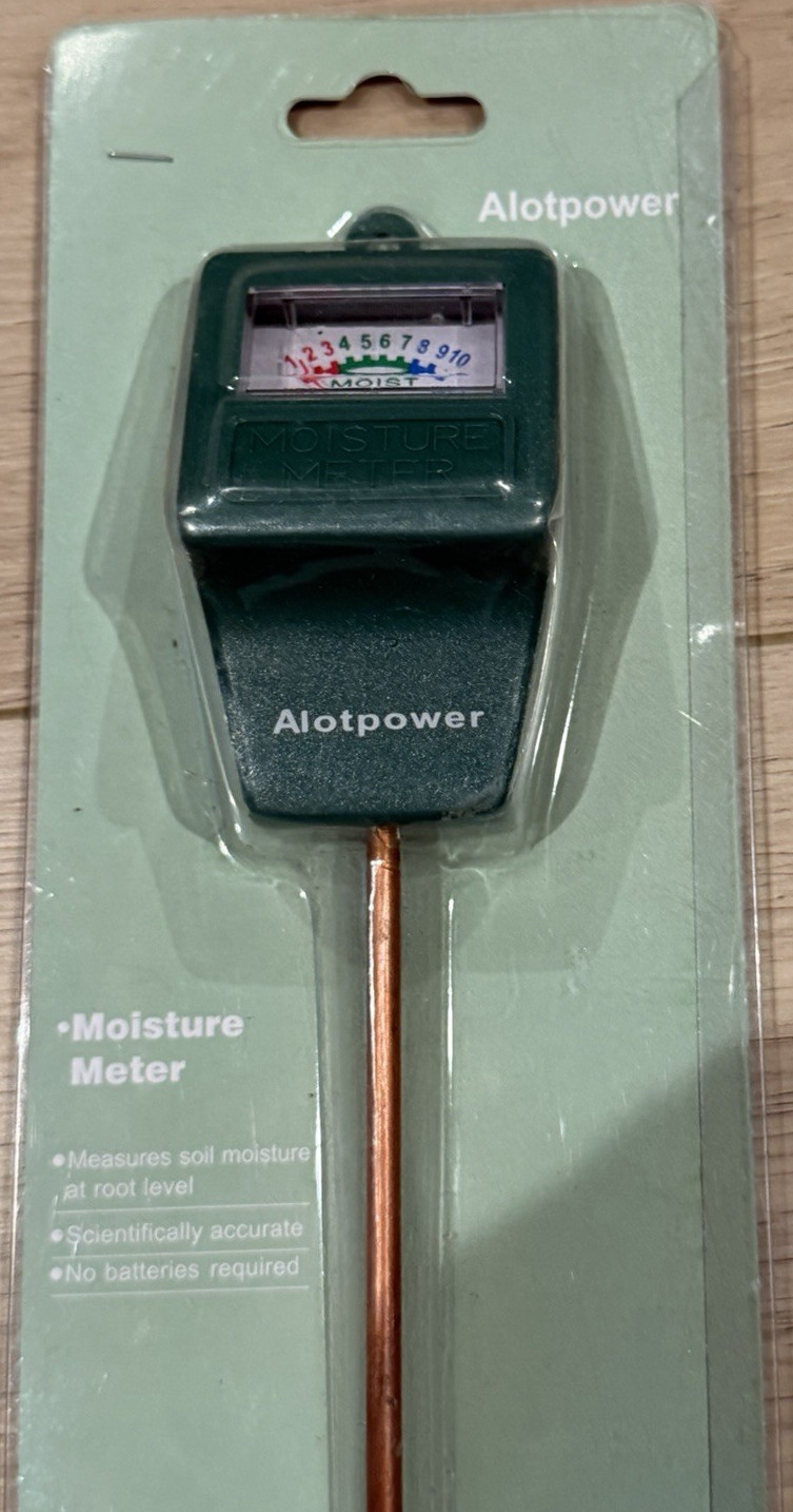 Alotpower Moisture Meter Portable No Batteries Required for Soil and Plants gallery
