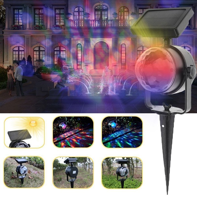 LOT Solar Projector Lights Projection Lamp Garden Party Backyards Decor Bulbs gallery