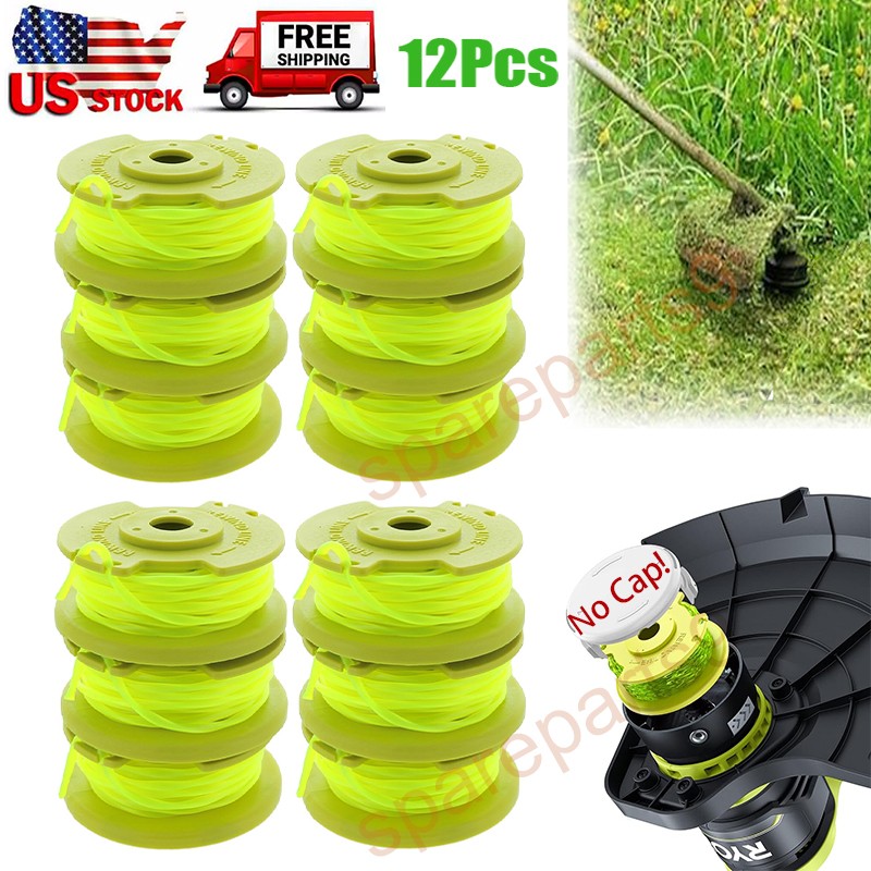 12Pcs Twisted Line Spool .080" for Ryobi P2008 P2008VNM P20180 P20180VNM Trimmer gallery