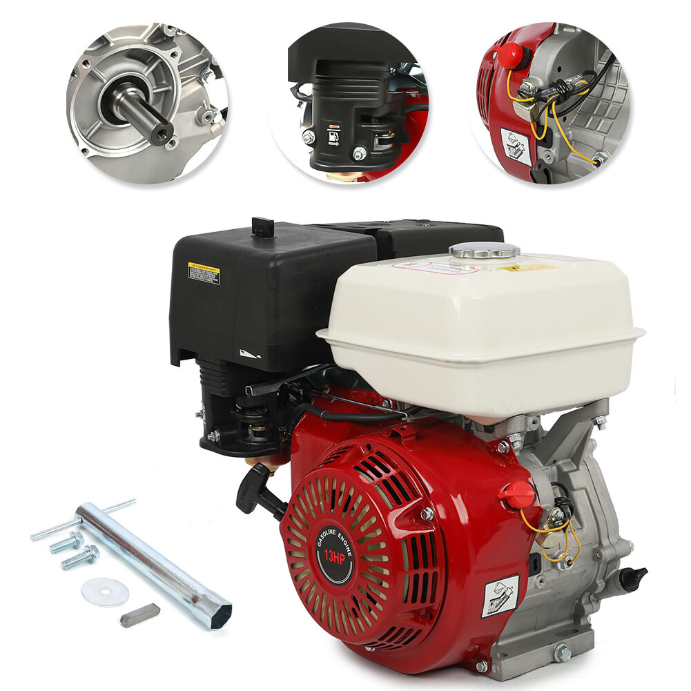 13HP GX390 Engine Horizontal Shaft 1" OHV Engine Single Cylinder Recoil Start gallery
