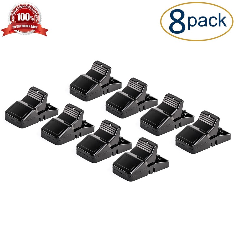 Large Powerful Rat Traps (8 Pack) – Kills Instantly - Easy Setup - Wash & Reuse gallery