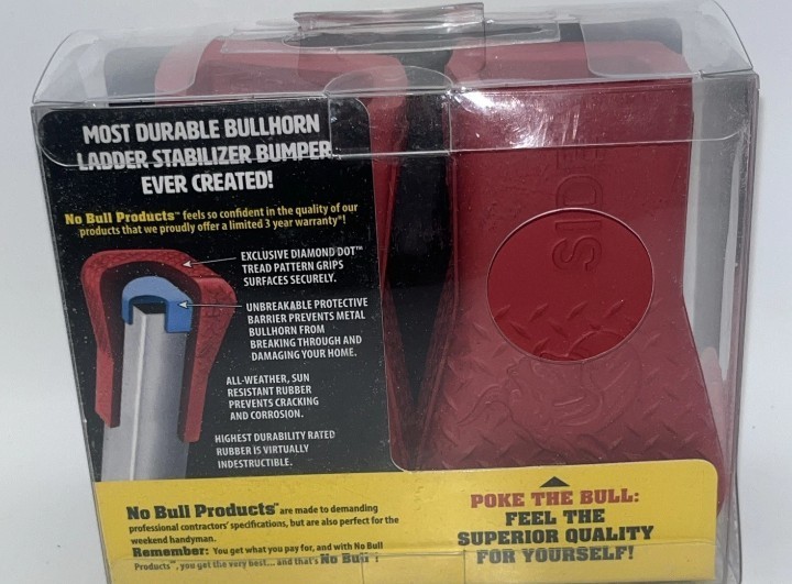 No Bull Ladder Stabilizers Bumpers 2-Pack HW-001-009 - New Protect Your Siding gallery