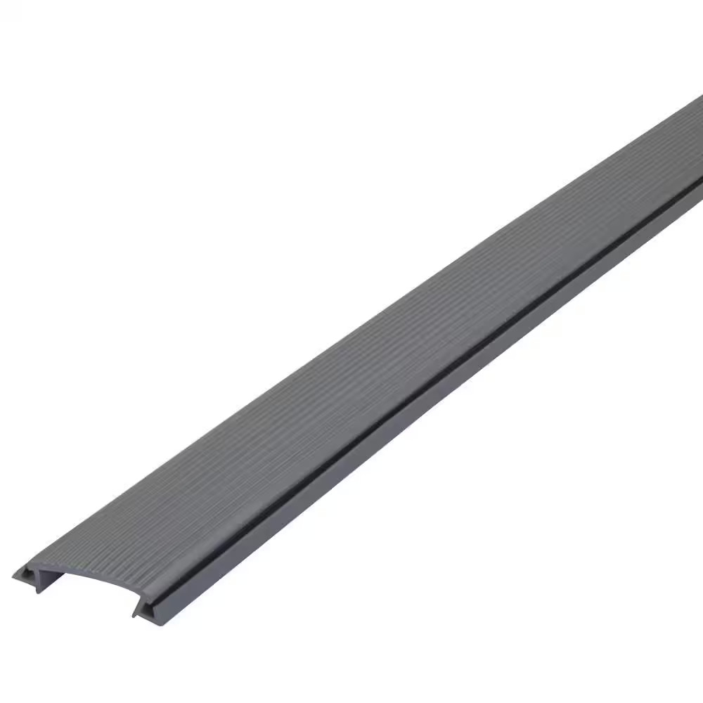 1.5 In. X 36 In. Gray Vinyl Replacement Insert for Heavy Duty Door Weatherstripp gallery