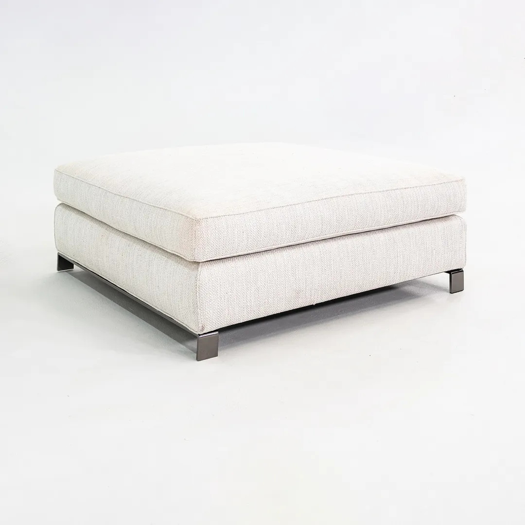 2020s Rodolfo Dordoni for Minotti Ottoman / Bench in Fabric 41x41x16.5 inches gallery