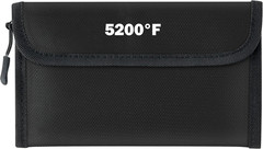Fireproof Waterproof Document Bag – 5200°F Water Resistant Fire Proof Money Bag,