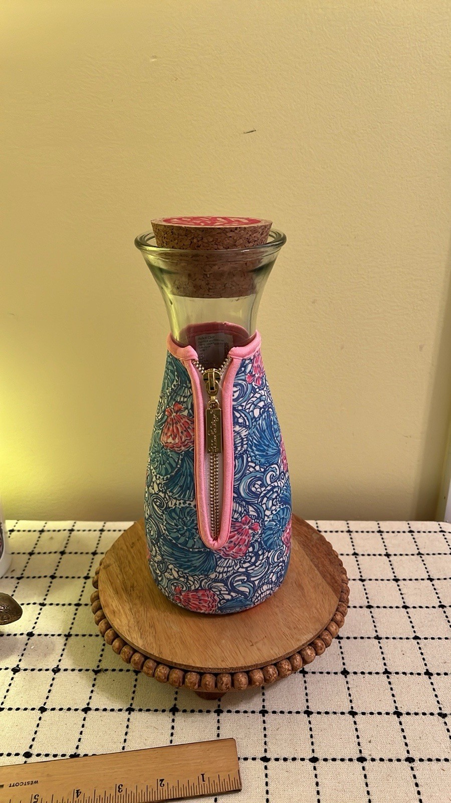 Lilly Pulitzer Beverage Carafe - Blue Haven / Raising Shell Pattern gallery