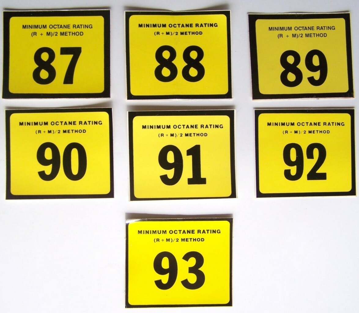 NEW Fuel Pump Octane Decal Sticker Garage Toolbox Gas Jetski Boat Motorcycle Car gallery