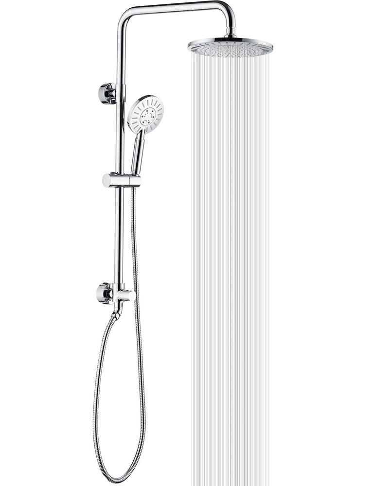 Rain shower head & height adjustable handheld shower head Set -2510-01