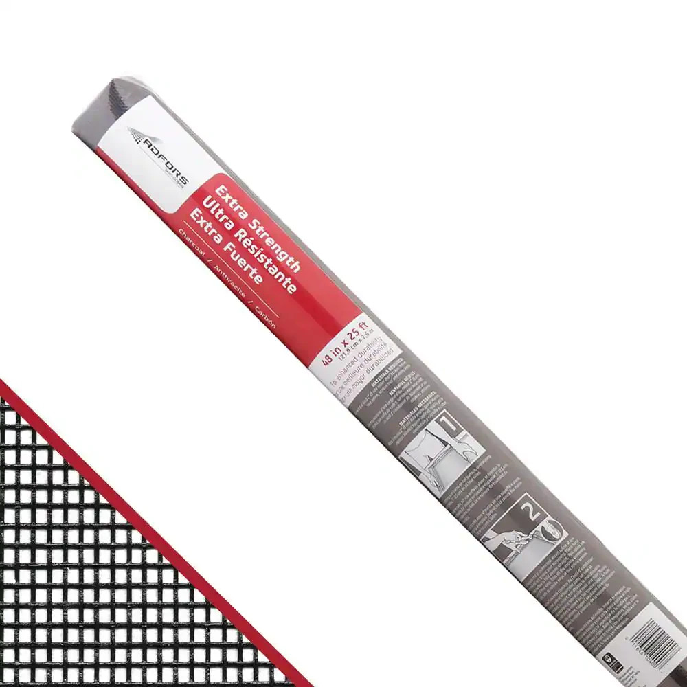 Extra Strength Window Screen Roll 48in x 25ft Heavy Duty Mesh Door Pet Resistant gallery