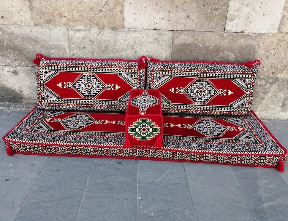 Arabic Sofa Set Turkish Ottoman Kilim Corner Cushion pillows Lounge Couch Cover gallery
