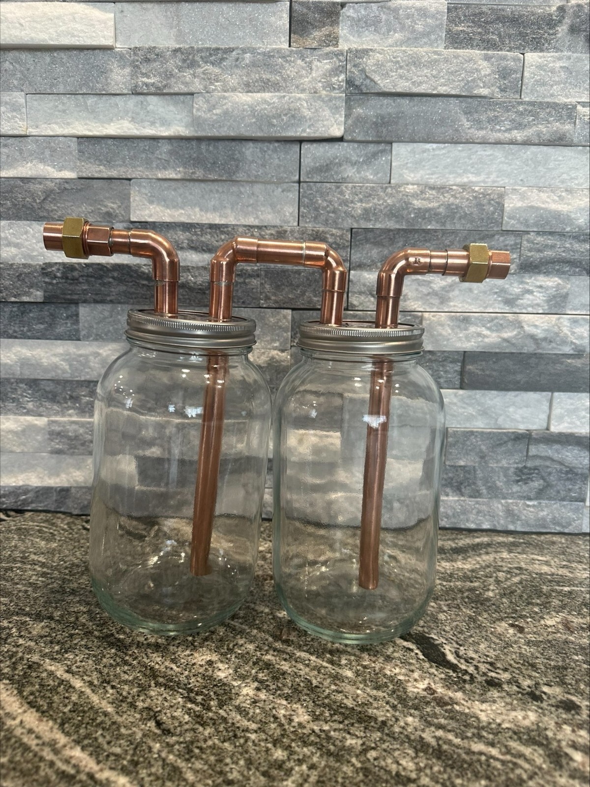 CoProof 1/2 Gallon Mason Jar Thumper Kit Double Distill W/Jars A23 gallery