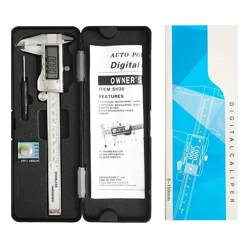 Digital Caliper, Caliper Measuring Tool with Stainless Steel, Electronic Microme gallery