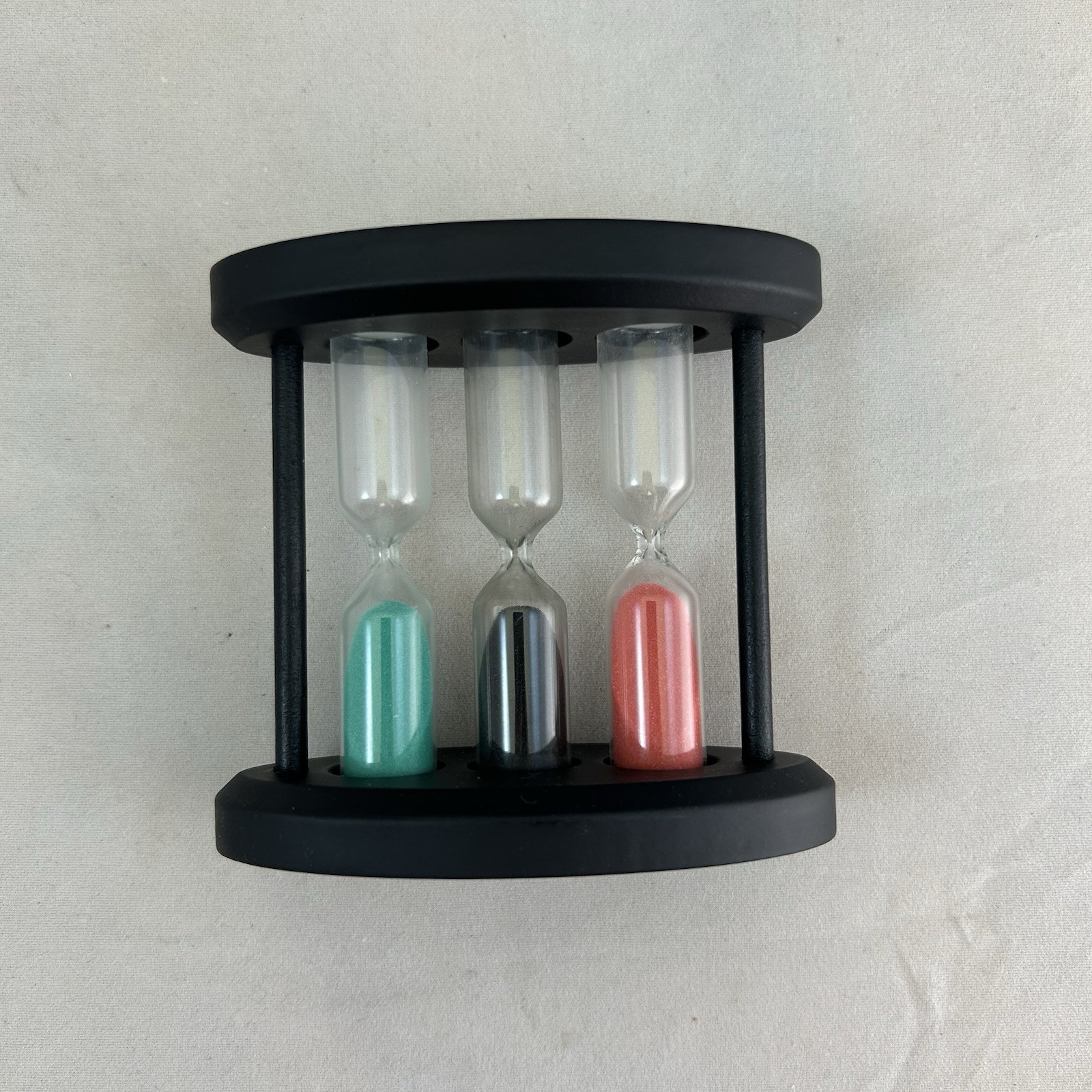 3 in 1 Multi-Timer Hourglass Sand Timer 2, 3, & 4 Minutes Games Clock Glass gallery