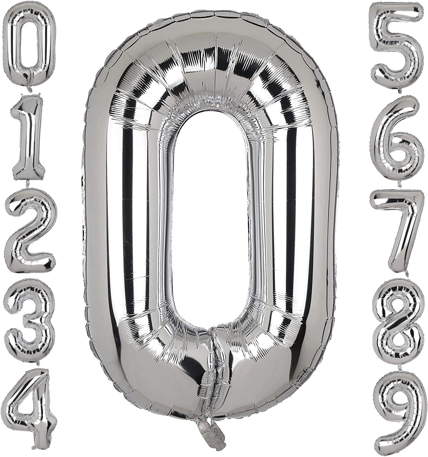 Number Balloons 40" (101cm) Foil Birthday Party Large Helium Air Decoration gallery