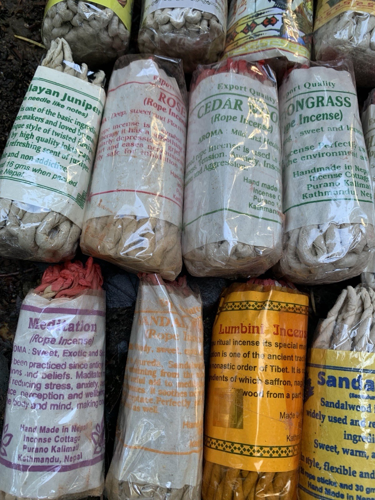 Himalayan Nepalese Rope Incense from Nepal, Handmade in Kathmandu gallery