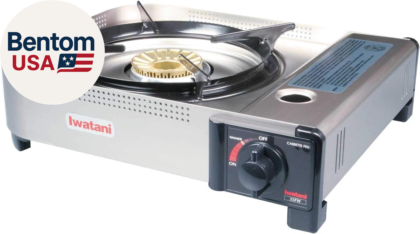 35FW Single-Burner Butane Portable Cooktop Indoor & Outdoor Cooking Stove Medium gallery