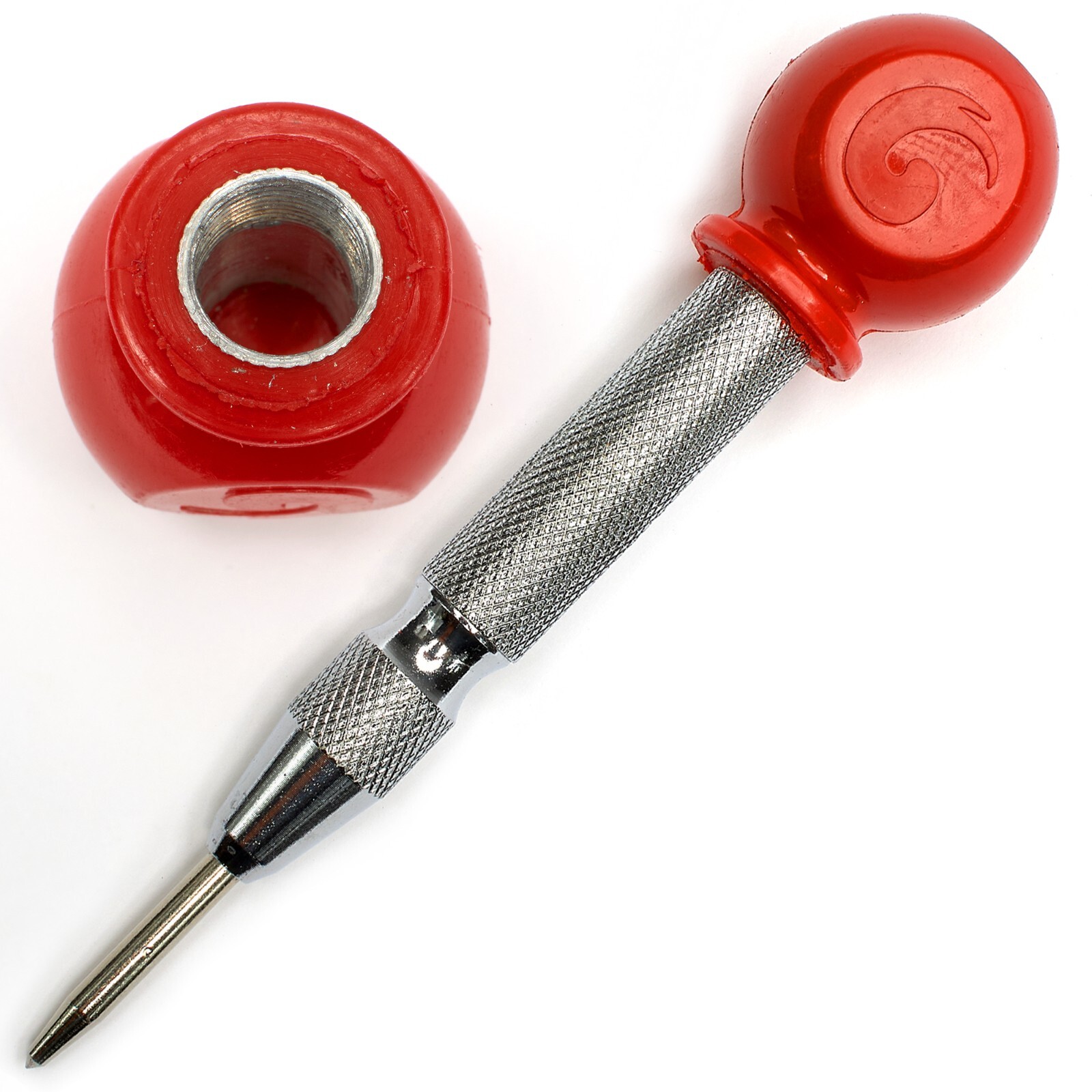 5-Inch Automatic Center Punch for Metal Adjustable Impact Center Hole Punch gallery