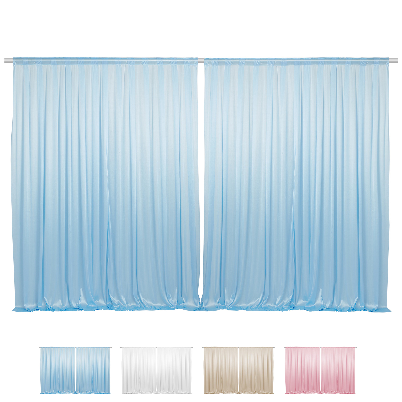 2pk Photography Backdrop Curtains - Party, Wedding Photo Booth Backgrounds gallery