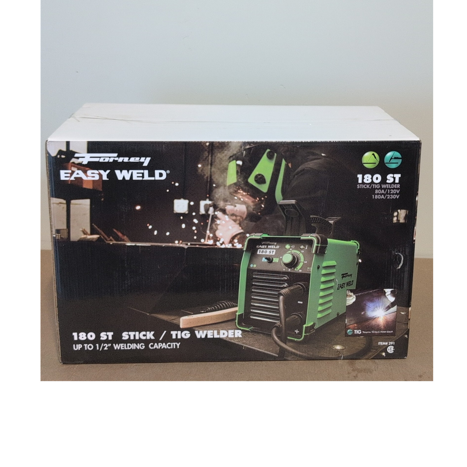 Forney Portable 180 ST Stick/TIG Welder 180A 120V/230V Dual Voltage Model #291 gallery