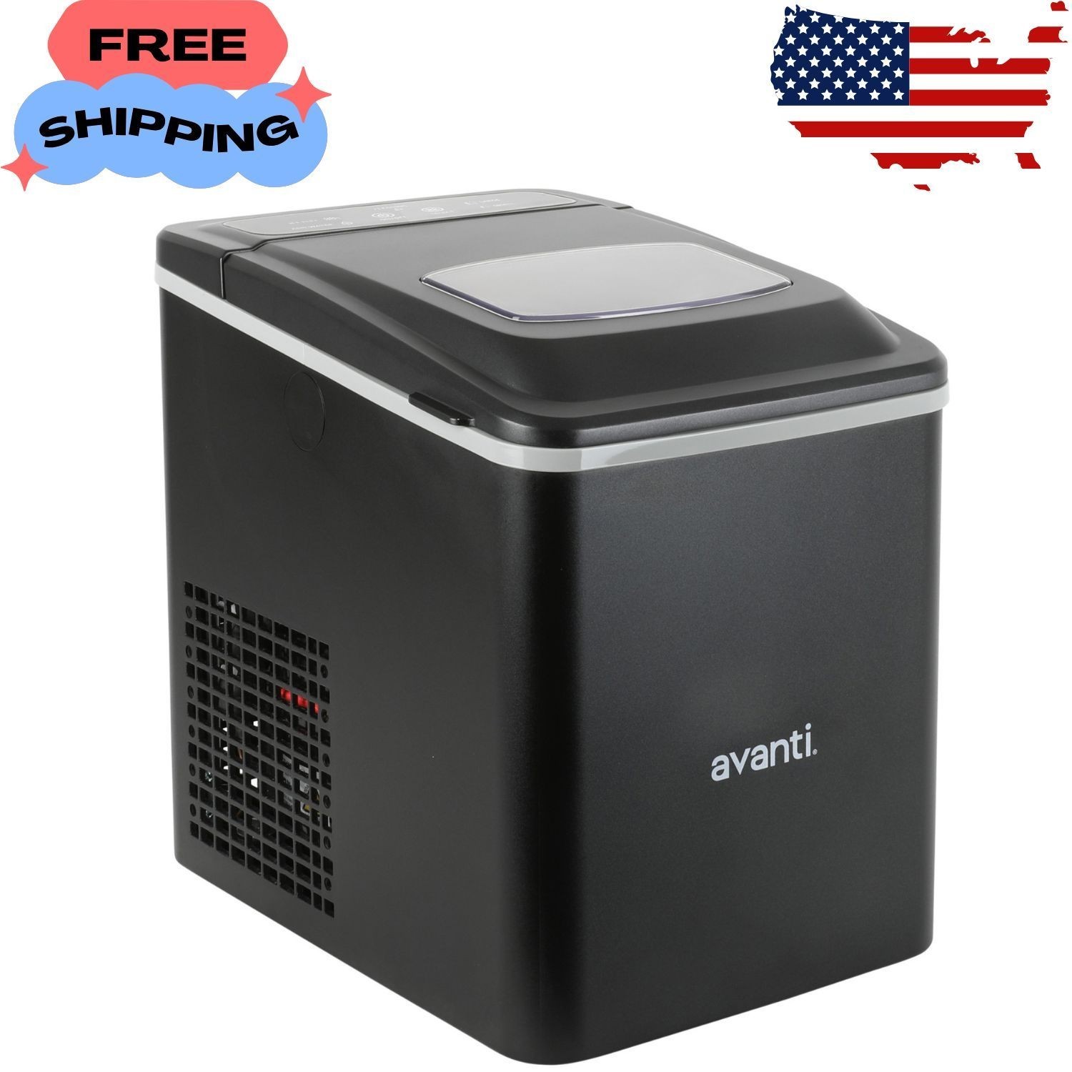 Mighty Ice 26lb. Countertop Bullet Ice Maker, Fast 6-Minute Ice Cycle gallery