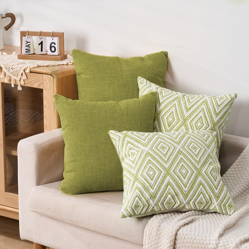 THROW PILLOW COVERS Geometric Decorative Sofa Couch Square Cushion Cover HPUK gallery