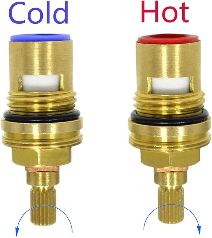 Replacement Brass Ceramic Disc Stem Cartridge Faucet Valve Quarter Turn gallery