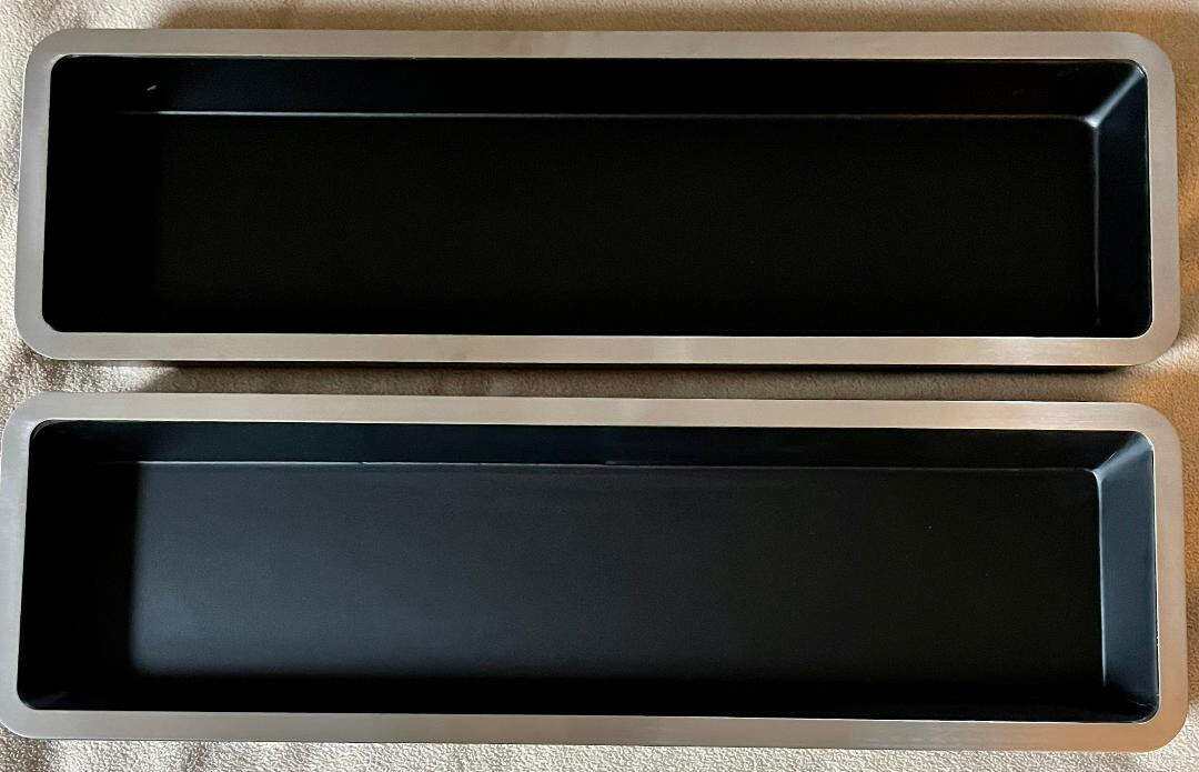 2 - Retangle Trays Atlas by Oneida 20" x 5 3/4" with box #5SRN gallery