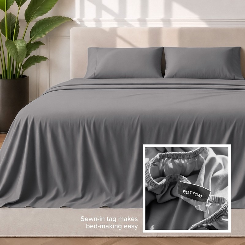 Bare Home Microfiber Sheet Sets - Premium 1800 Collection - Deep Pockets gallery