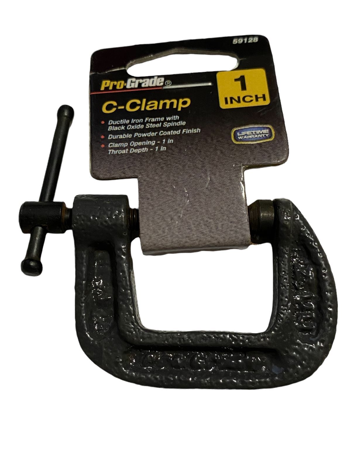 ProGrade 59128 C-Clamp 1" Clamp Opening 1" x Throat Depth 1" - New gallery