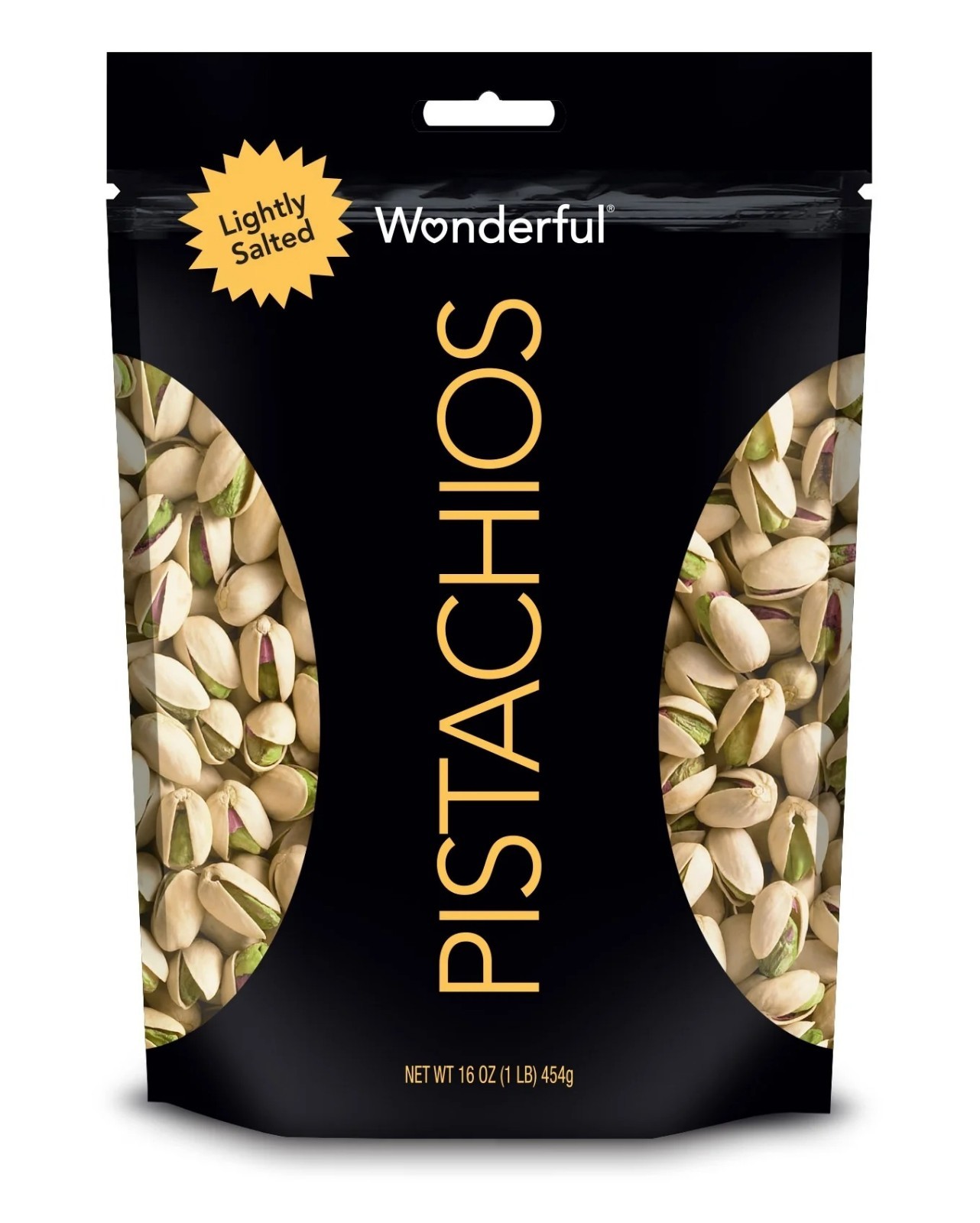 Wonderful Pistachios, In-Shell Roasted & Lightly Salted Pistachios, 16 Ounce Bag gallery
