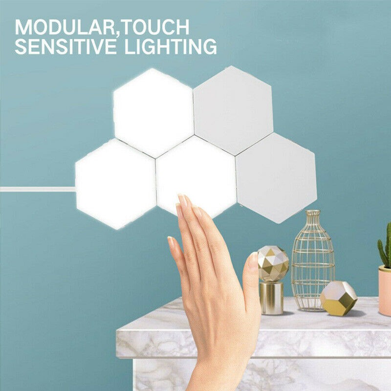 Modular Touch Lights, ABS+PC Output, Hexagon Plug