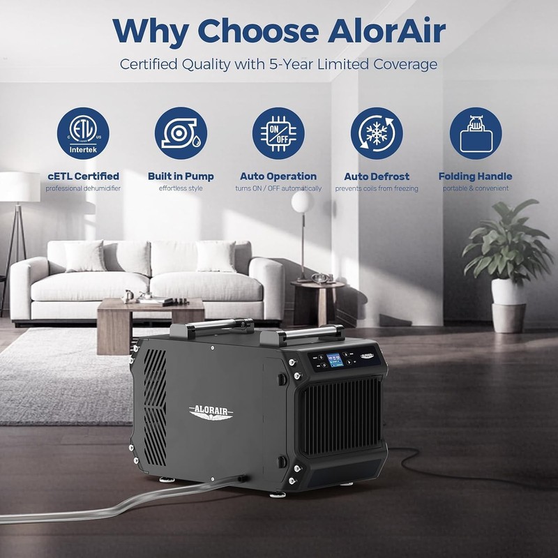 new ALORAIR Crawlspace Dehumidifiers Energy Star 145Pint Commercial Dehumidifier gallery