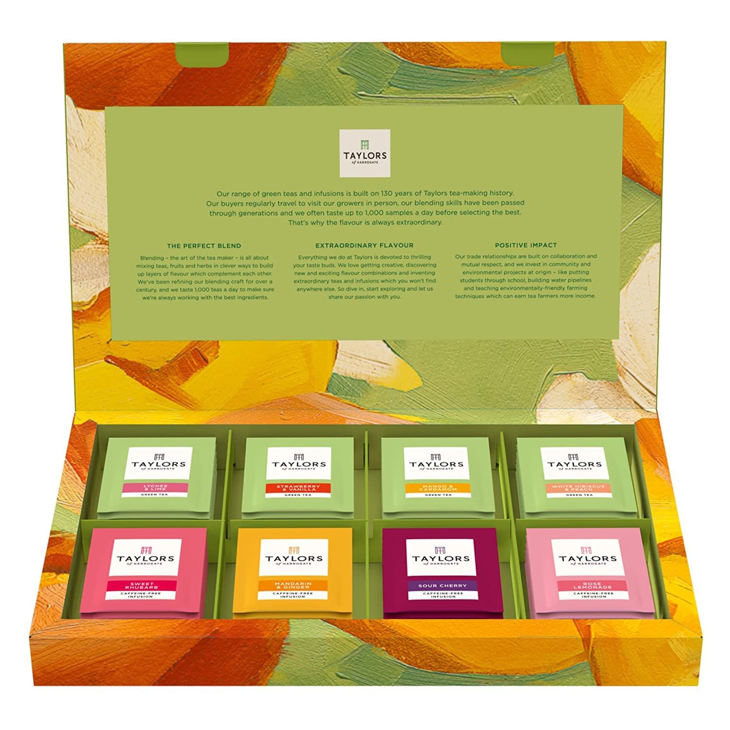 Green Tea & Herbal Infusions Variety Box, 48 Count gallery