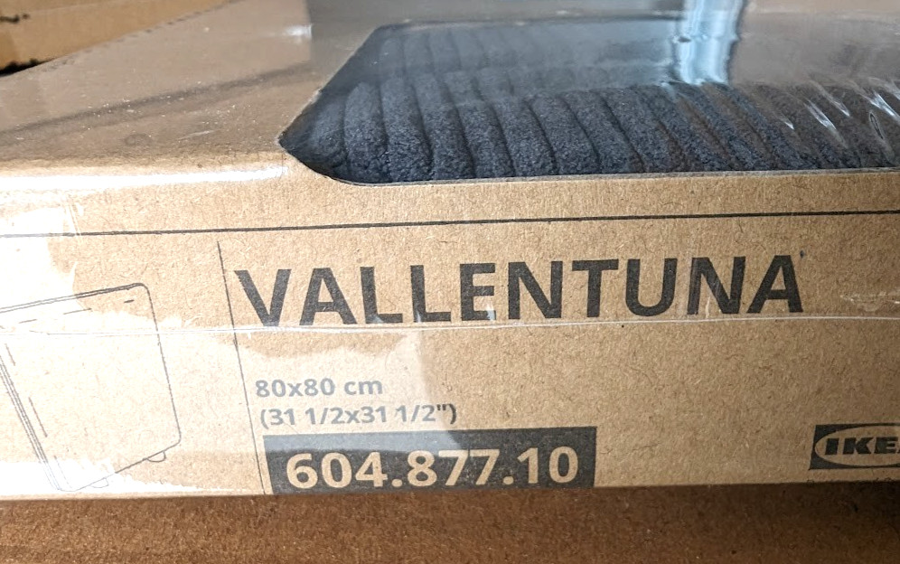 Ikea VALLENTUNA Back Rest Cover Slipcover KELINGE ANTHRACITE Genuine NEW SEALED! gallery
