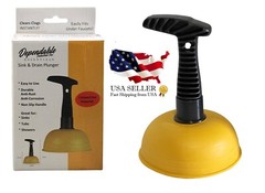 Mini Sink Plunger for Kitchen, Bathroom, and Shower Drains – Short Handle