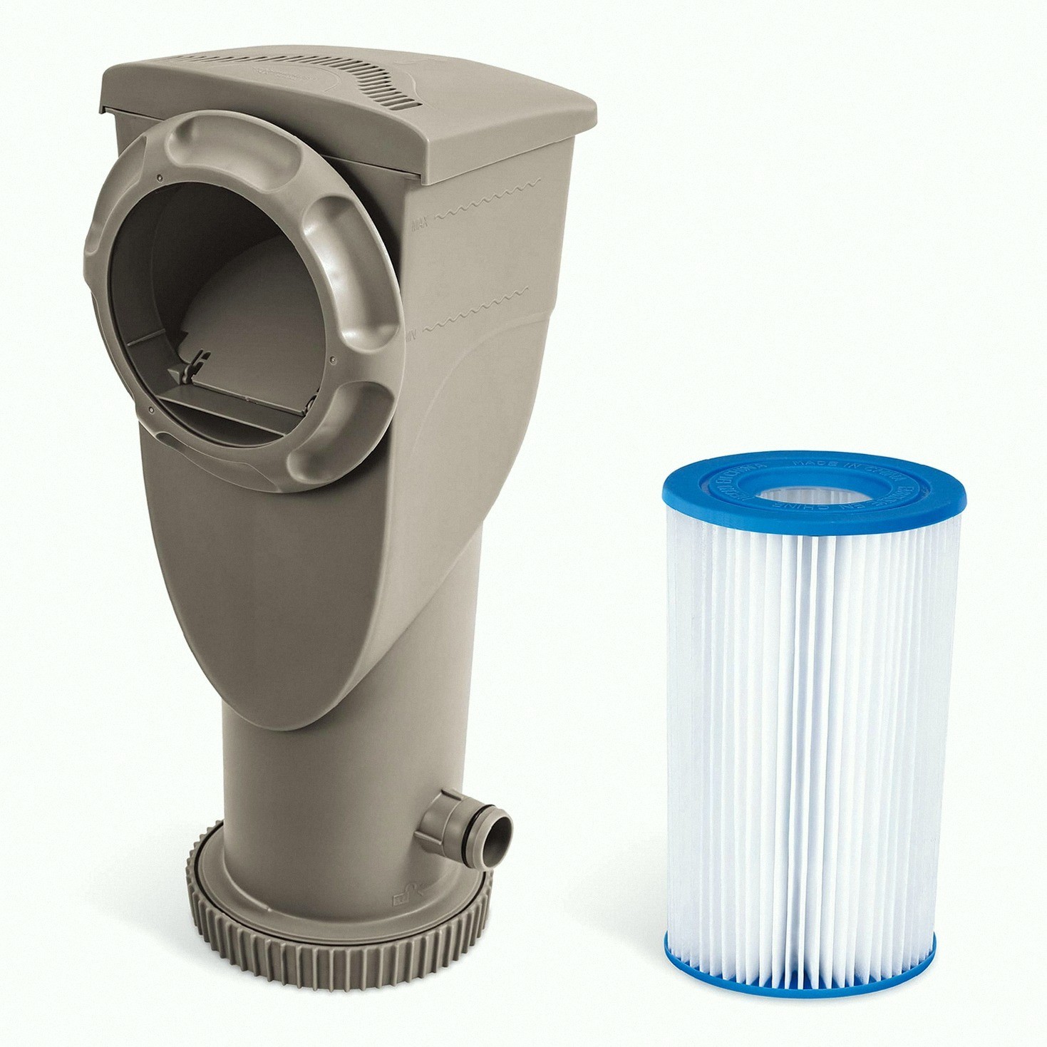 Funsicle 1500 Gallon SkimmerPlus Filter Pump System for Above Ground Pool, Gray gallery