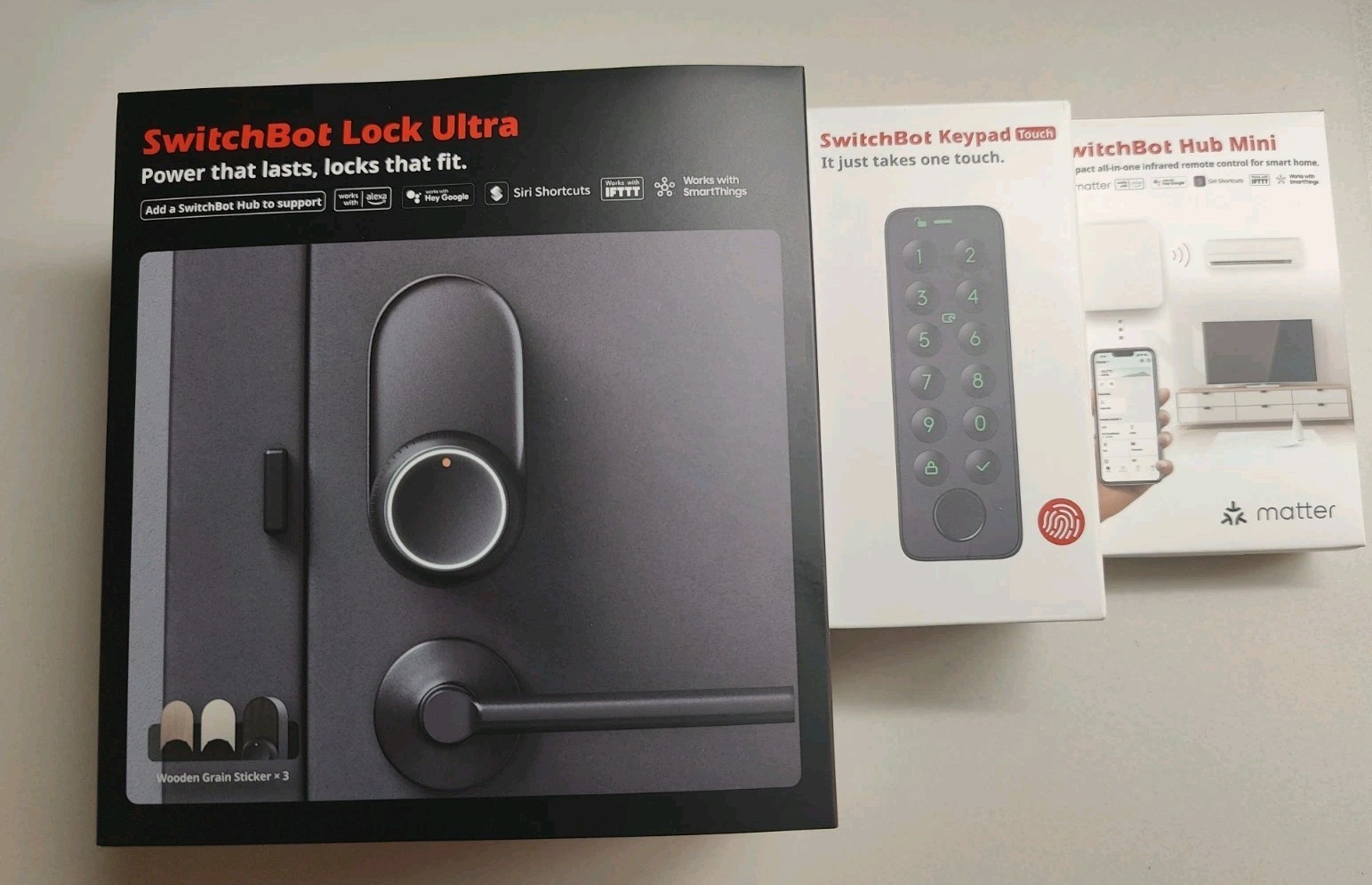 Switchbot Smart Lock Ultra with Keypad,Fingerprint Door LockApp Remote Control gallery