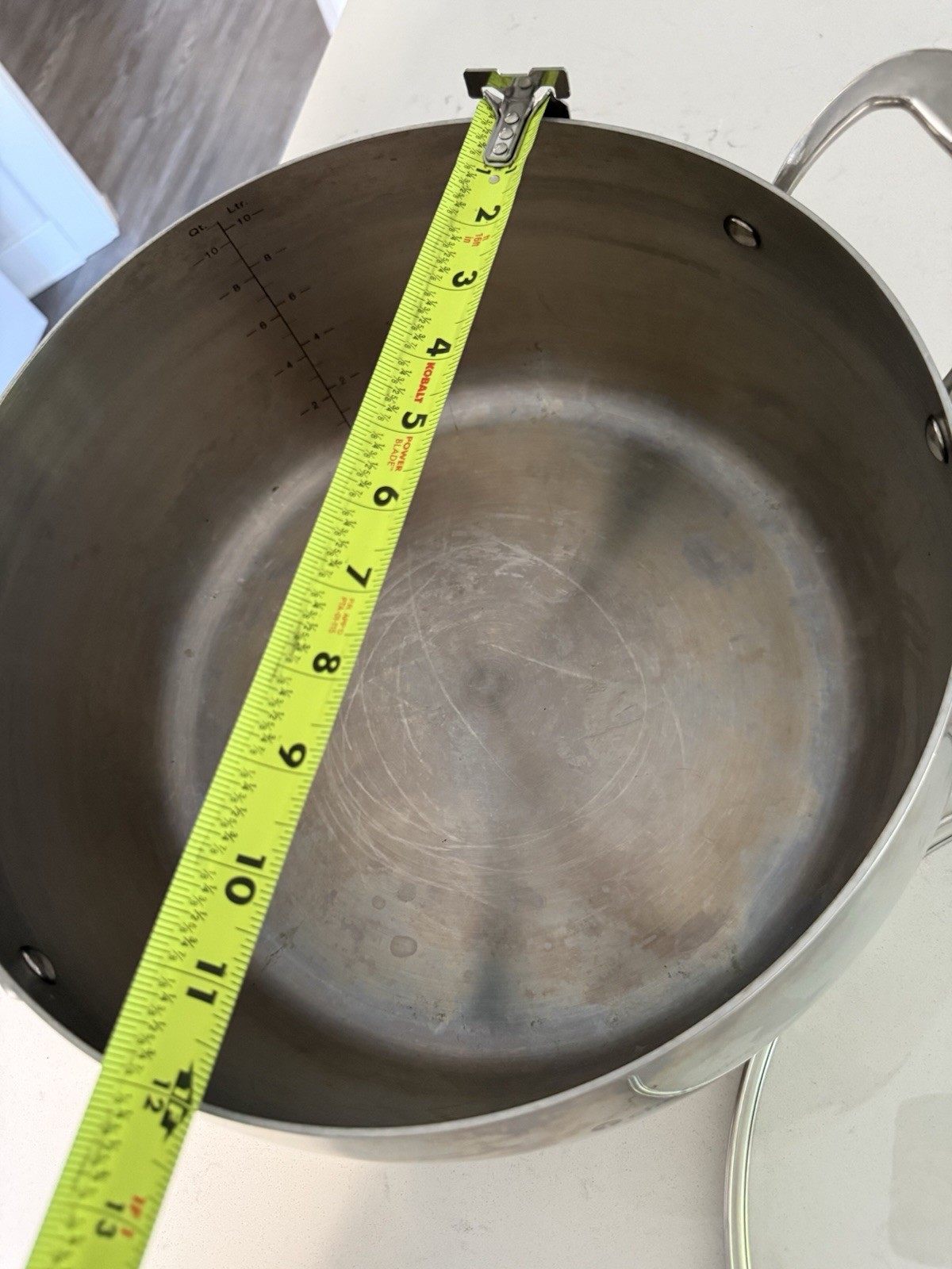 Tupperware Chef Series 12qt Stainless Steel Stock Pot Dutch Oven & Glass Lid gallery