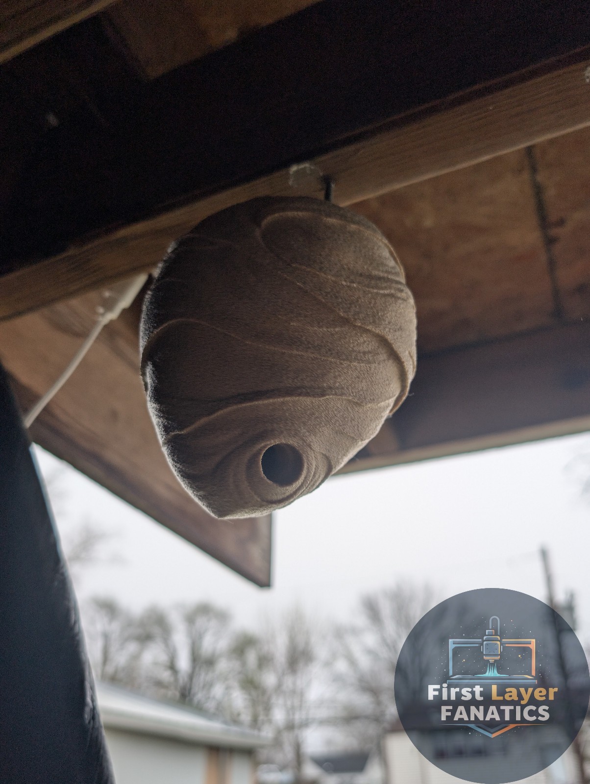 Realistic Wasp Nest Deterrent | Textured Decoy Wasp Nest, Fake Hornet Nest gallery