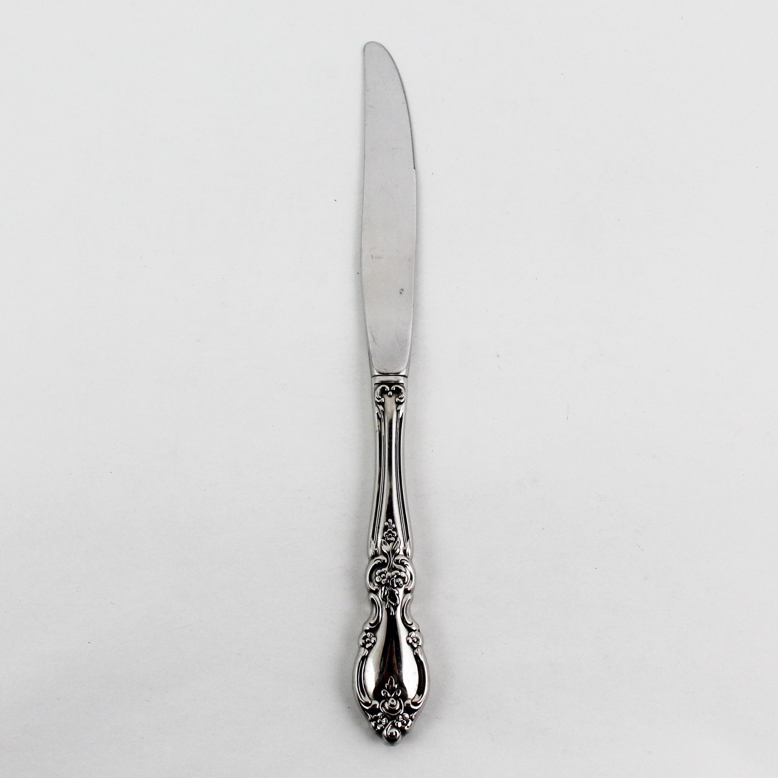 Oneida Silver Louisiana Pattern Stainless Modern Hollow Dinner Knife 9" Good gallery