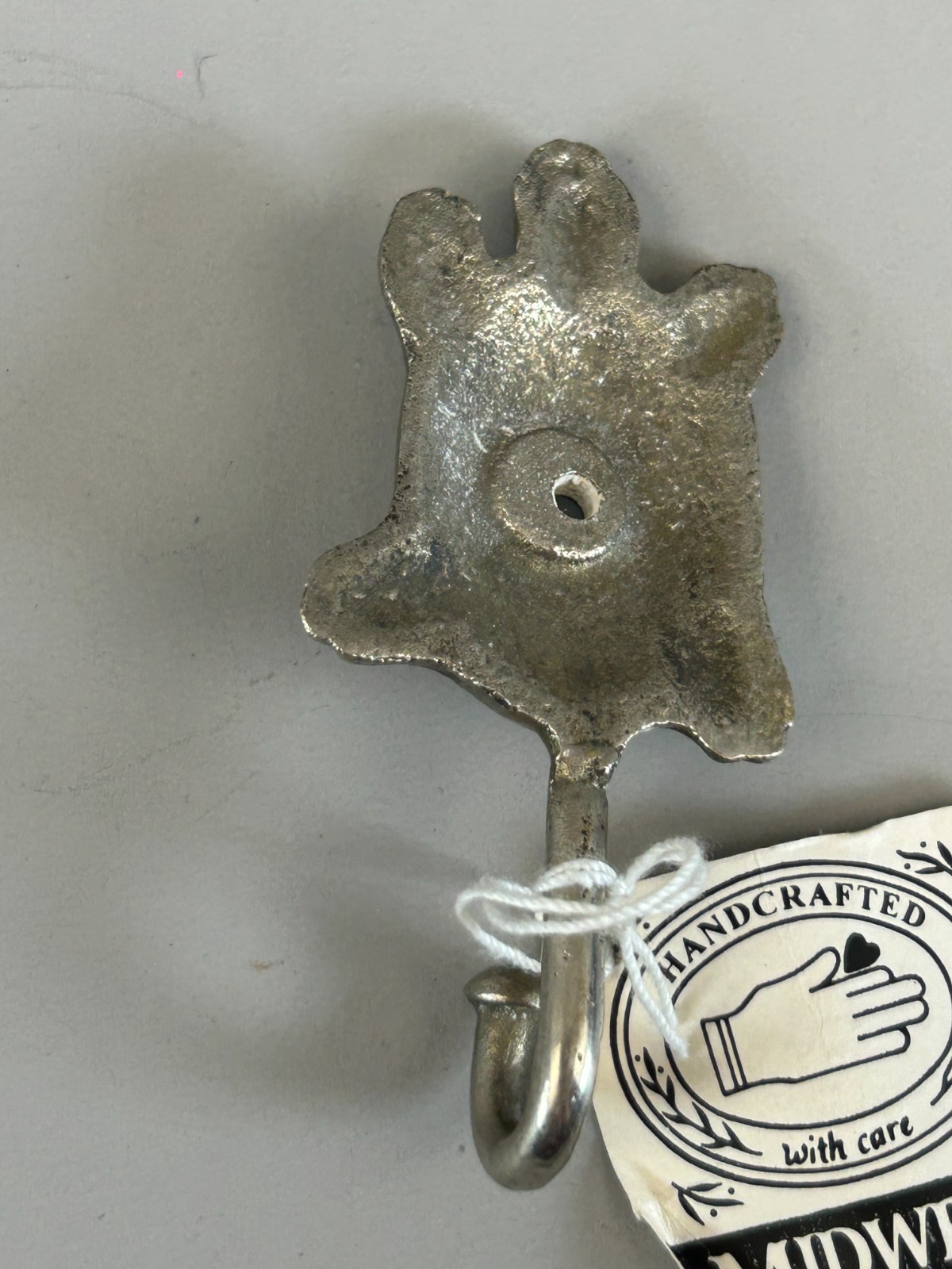 Metal Sea Turtle Wall Hook Silver Tone Midwest Cannon Falls New w/ Tag No Screw gallery