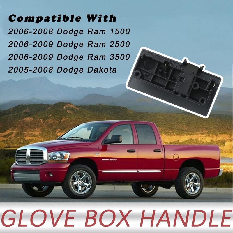 Latch Handle, Compatible with 2005-2009 1500 2 Size: 2005-2009Color: Dark Gray gallery