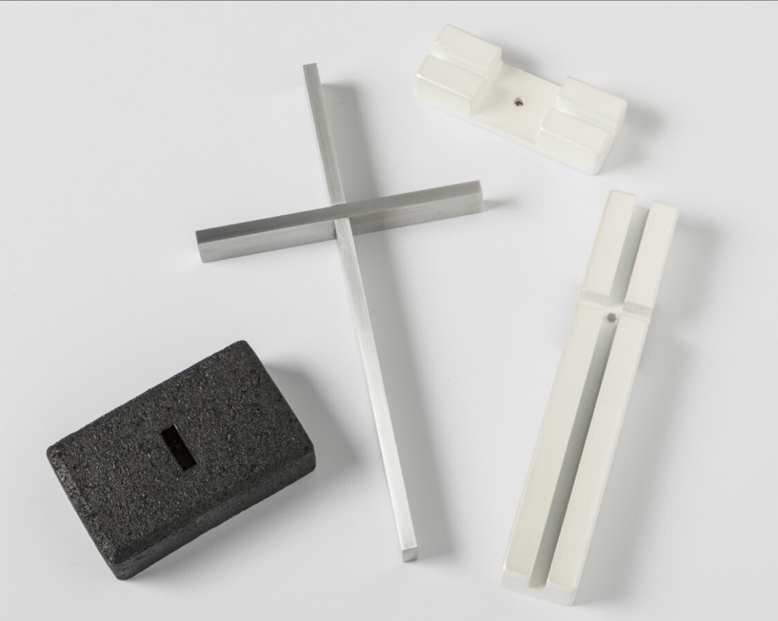True White Unity Cross Wedding Cross Centerpiece Christian Newly Weds. gallery