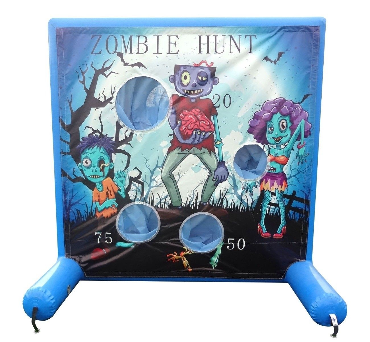 Interactive Sealed Inflatable Air Frame Game Zombie Hunt Event Party Carnival gallery