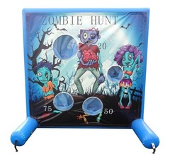 Interactive Sealed Inflatable Air Frame Game Zombie Hunt Event Party Carnival
